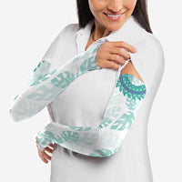 Jade Vine Lei Hawaii Arm Sleeves Aloha Seamless Tropical Leaves - Polynesian Pride