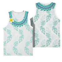 Jade Vine Lei Hawaii Basketball Jersey Aloha Seamless Tropical Leaves LT14 - Polynesian Pride