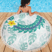 Jade Vine Lei Hawaii Beach Blanket Aloha Seamless Tropical Leaves LT14 - Polynesian Pride