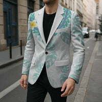 Jade Vine Lei Hawaii Blazer Aloha Seamless Tropical Leaves - Polynesian Pride