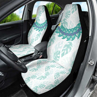 Jade Vine Lei Hawaii Car Seat Cover Aloha Seamless Tropical Leaves - Polynesian Pride