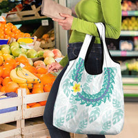 Jade Vine Lei Hawaii Grocery Bag Aloha Seamless Tropical Leaves LT14 - Polynesian Pride