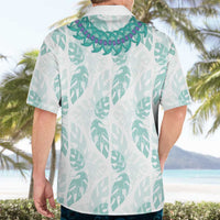 Jade Vine Lei Hawaii Hawaiian Shirt Aloha Seamless Tropical Leaves - Polynesian Pride