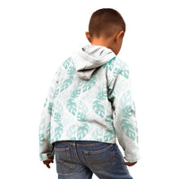 Jade Vine Lei Hawaii Kid Hoodie Aloha Seamless Tropical Leaves LT14 - Polynesian Pride