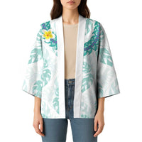 Jade Vine Lei Hawaii Kimono Aloha Seamless Tropical Leaves - Polynesian Pride
