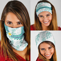 Jade Vine Lei Hawaii Neck Gaiter Aloha Seamless Tropical Leaves - Polynesian Pride