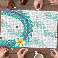 Jade Vine Lei Hawaii Puzzle Aloha Seamless Tropical Leaves LT14 - Polynesian Pride