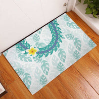 Jade Vine Lei Hawaii Rubber Doormat Aloha Seamless Tropical Leaves LT14 - Polynesian Pride