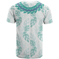 Jade Vine Lei Hawaii T Shirt Aloha Seamless Tropical Leaves - Polynesian Pride