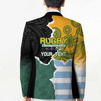 Personalised Rugby 2025 Championship Blazer Southern Hemisphere Countries Mascots - Polynesian Pride