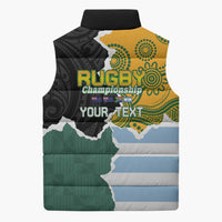 Personalised Rugby 2025 Championship Sleeveless Puffer Jacket Southern Hemisphere Countries Mascots LT14 - Polynesian Pride