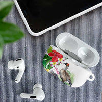 Aloha Hawaii Nene Goose AirPods Case Tropical Flowers Watercolor Stylized LT14 - Polynesian Pride