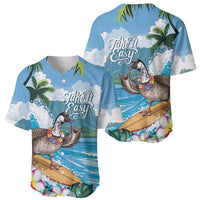 Aloha Hawaii Shaka Nene Goose Baseball Jersey Surfing Take It Easy - Polynesian Pride