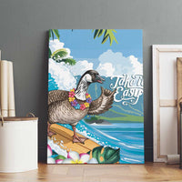 Aloha Hawaii Shaka Nene Goose Canvas Wall Art Surfing Take It Easy LT14 - Polynesian Pride