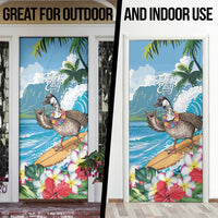 Aloha Hawaii Shaka Nene Goose Door Cover Surfing Take It Easy - Polynesian Pride