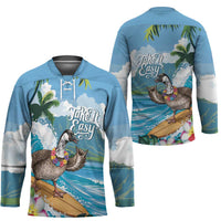 Aloha Hawaii Shaka Nene Goose Hockey Jersey Surfing Take It Easy LT14 - Polynesian Pride