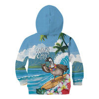 Aloha Hawaii Shaka Nene Goose Kid Hoodie Surfing Take It Easy LT14 - Polynesian Pride