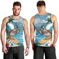 Aloha Hawaii Shaka Nene Goose Men Tank Top Surfing Take It Easy LT14 - Polynesian Pride