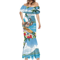 Aloha Hawaii Shaka Nene Goose Mermaid Dress Surfing Take It Easy - Polynesian Pride