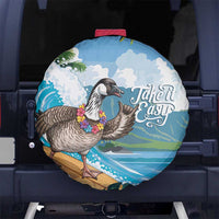 Aloha Hawaii Shaka Nene Goose Spare Tire Cover Surfing Take It Easy - Polynesian Pride