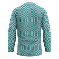 Cyan Filipino Binakol Motifs Hockey Jersey Mabuhay Philippines Festival Kusikus Pattern LT14 - Polynesian Pride