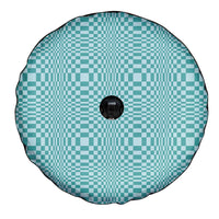 Cyan Filipino Binakol Motifs Spare Tire Cover Mabuhay Philippines Festival Kusikus Pattern LT14 - Polynesian Pride