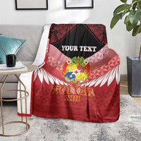 Custom Mate Maa Tonga XIII Blanket Tongan Kupesi Ngatu - Rugby Style LT14 - Polynesian Pride