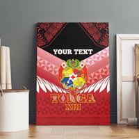 Custom Mate Maa Tonga XIII Canvas Wall Art Tongan Kupesi Ngatu - Rugby Style LT14 - Polynesian Pride