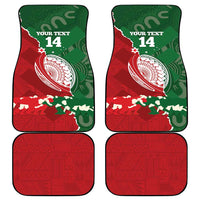 Custom Tonga And Australia Rugby Car Mats Mate Maa Tongan Ngatu Mix Kangaroos Aboriginal LT14 - Polynesian Pride