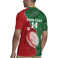 Custom Tonga And Australia Rugby Rugby Jersey Mate Maa Tongan Ngatu Mix Kangaroos Aboriginal LT14 - Polynesian Pride