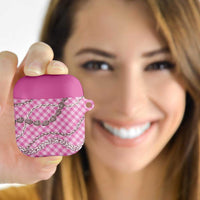Pink Aloha Hawaii Shell Lei AirPods Case Palaka Hebrew Cone Honey Cowrie Elegant Curves LT14 - Polynesian Pride