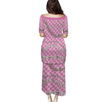 Pink Aloha Hawaii Shell Lei Puletasi Palaka Hebrew Cone Honey Cowrie Elegant Curves LT14 - Polynesian Pride