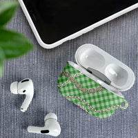 Green Aloha Hawaii Shell Lei AirPods Case Palaka Hebrew Cone Honey Cowrie Elegant Curves LT14 - Polynesian Pride