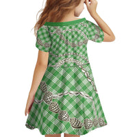 Green Aloha Hawaii Shell Lei Family Matching Mermaid Dress and Hawaiian Shirt Palaka Hebrew Cone Honey Cowrie Elegant Curves - Polynesian Pride