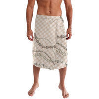 Beige Aloha Hawaii Shell Lei Lavalava Palaka Hebrew Cone Honey Cowrie Elegant Curves - Polynesian Pride