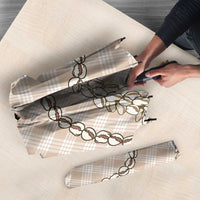 Beige Aloha Hawaii Shell Lei Umbrella Palaka Hebrew Cone Honey Cowrie Elegant Curves - Polynesian Pride