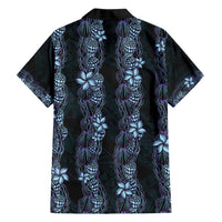 Purple Paradise Hawaii Shell Lei Family Matching Summer Maxi Dress and Hawaiian Shirt Hawaiian Sunrise Shell Hebrew Cone Plumeria - Polynesian Pride