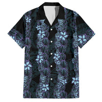Purple Paradise Hawaii Shell Lei Hawaiian Shirt Hawaiian Sunrise Shell Hebrew Cone Plumeria LT14 Purple - Polynesian Pride