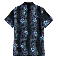 Purple Paradise Hawaii Shell Lei Hawaiian Shirt Hawaiian Sunrise Shell Hebrew Cone Plumeria LT14 - Polynesian Pride