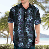 Purple Paradise Hawaii Shell Lei Hawaiian Shirt Hawaiian Sunrise Shell Hebrew Cone Plumeria LT14 - Polynesian Pride