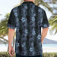 Purple Paradise Hawaii Shell Lei Hawaiian Shirt Hawaiian Sunrise Shell Hebrew Cone Plumeria - Polynesian Pride
