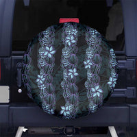 Purple Paradise Hawaii Shell Lei Spare Tire Cover Hawaiian Sunrise Shell Hebrew Cone Plumeria - Polynesian Pride