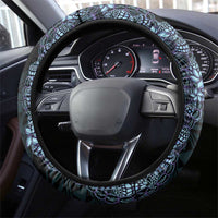 Purple Paradise Hawaii Shell Lei Steering Wheel Cover Hawaiian Sunrise Shell Hebrew Cone Plumeria - Polynesian Pride