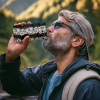 Black and Beige Hawaii Shell Lei 4 in 1 Can Cooler Tumbler Hawaiian Sunrise Shell Hebrew Cone Plumeria - Polynesian Pride