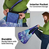 Polynesia Sea Turtle Grocery Bag Happy Valentine Day Polynesian - Dark Cyan LT14 - Polynesian Pride