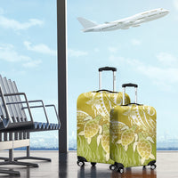 Polynesia Sea Turtle Luggage Cover Happy Valentine Day Polynesian - Gold LT14 - Polynesian Pride