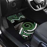 Koru Pounamu Aotearoa Car Mats Maori Paua Shell Mix Silver Fern LT14 - Polynesian Pride