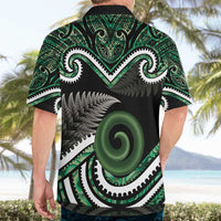 Koru Pounamu Aotearoa Hawaiian Shirt Maori Paua Shell Mix Silver Fern LT14 - Polynesian Pride