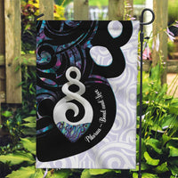 Aotearoa Pikorua Garden Flag NZ Twist - Bond And Love LT14 Garden Flag White - Polynesian Pride