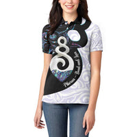 Aotearoa Pikorua Women Polo Shirt NZ Twist - Bond And Love LT14 - Polynesian Pride